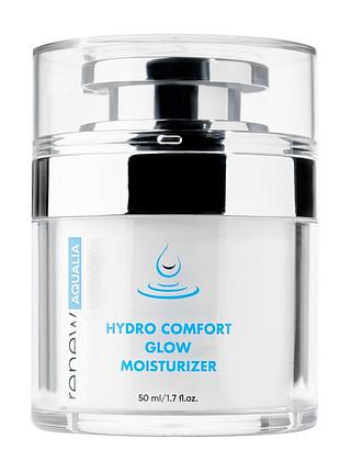 Увлажняющий крем для лица renew aqualia hydro comfort glow moisturizer для сияния, гладкости и мягкости кожи 50 мл