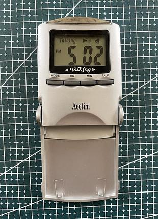 Розмовний годинник будильник acctim (англійська мова) / talking clock