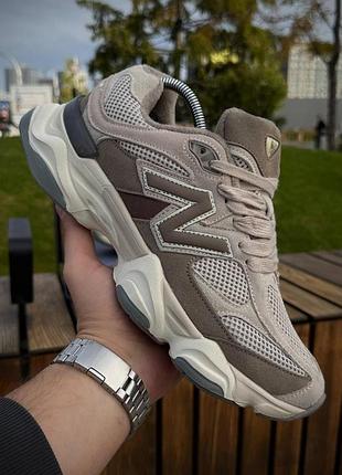 Чоловічі зимові термо кросівки new balance 9060 на мембрані осінь зима, чоловічі зимові непромокаючі кросівки нью баланс 41