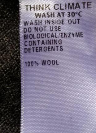 Вовняний светр 100% вовна woolmark m&s 8