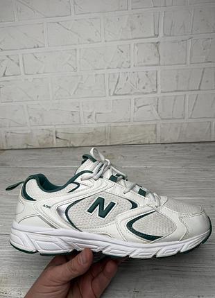 Крутые белые кроссовки new balance 408