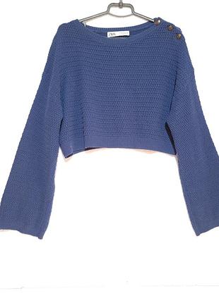Кофтинка,светр коорткий.zara.котон 71% 6