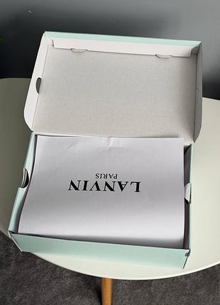 Lanvin curb sneakers white 7