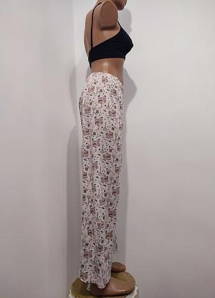 Милые хлопковые пижамные брюки с лисичками primark, размер 2xl-5xl (балта, нюанс)