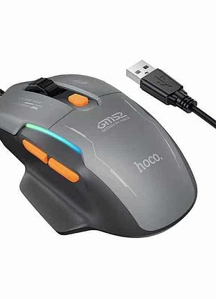 Миша дротова hoco gm52 reddy rgb gaming wired mouse black