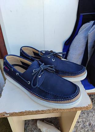 Крутые мужские мокасины топсайдеры sebago.