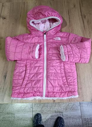 Двусторонняя куртка the north face (оригинал), размер 2т (84-89 см)