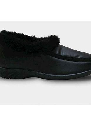 Бабушки эко кожа черный р.42 арт.l-78107-1 тм litma