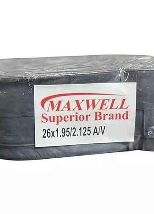 Камера для велосипеда d-26 х 1,95/2,125 (a/v) тм maxwell