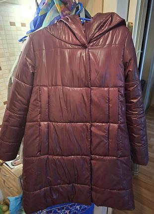 Тепле пальто moncler