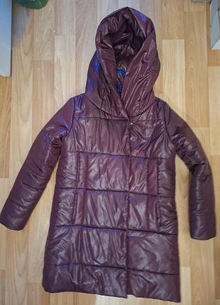 Тепле пальто moncler 3