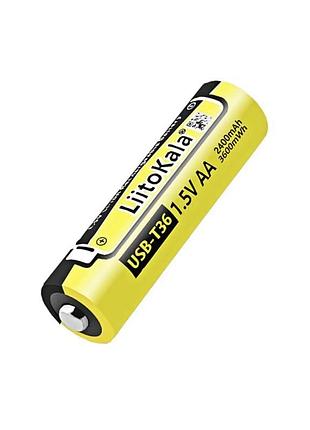 Акумуляторна перезаряджувана батарейка  liitokala аа  1.5v .