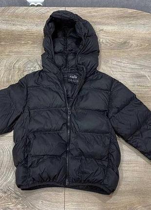 Куртка для хлопчика/дівчинки zara kids демісезонна, чорна, розмір 116 (5-6 років)