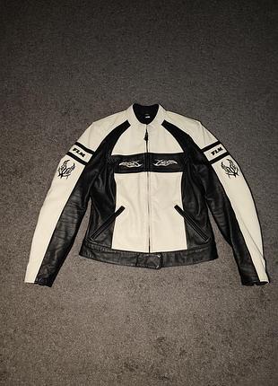 Женская кожаная мотокуртка flm lady tribal jkt (polo)