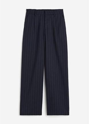 Сині брюки в смужку h&m edition
