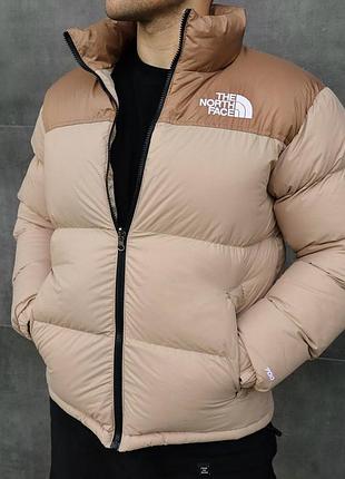 Пуховик tnf 700 бежевий 6