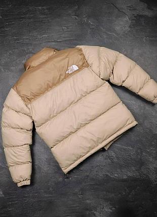 Пуховик tnf 700 бежевий 7