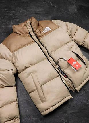 Пуховик tnf 700 бежевий 3
