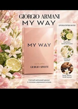 Парфуми giorgio armani my way для жінок