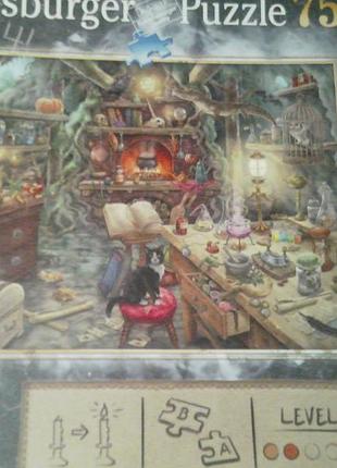 Пазлы - квест "ravensburger" 759 шт. exit "witch’s kitchen" 2