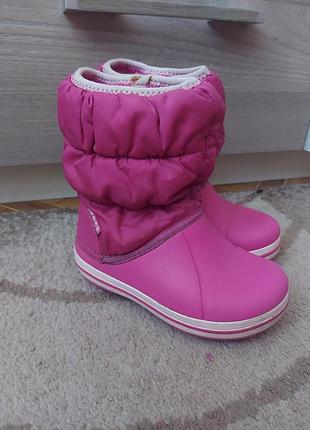 Чоботи crocs на дівчинку
