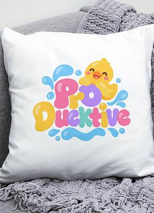 Декоративна подушка плюшевая подарок producktive