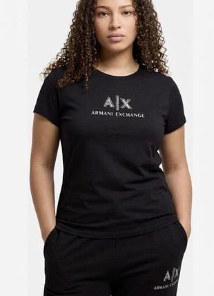 Жіноча футболка armani exchange slim fit розмір l