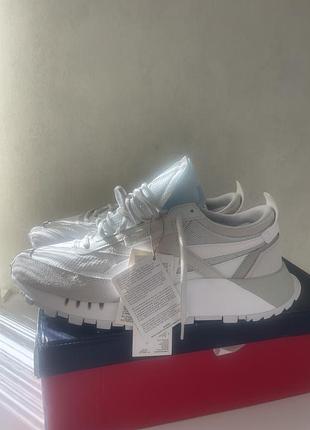 Кросівки чоловічі reebok білі, сірі розмір 45.5 та 41