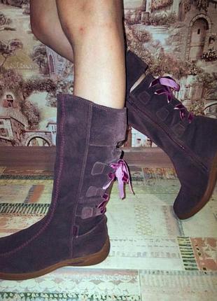 Чоботи замшеві clarks