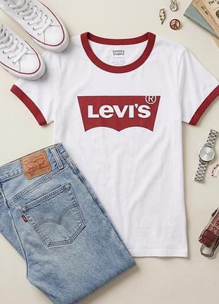 Футболка levis 155-159 13-15 років дівоча