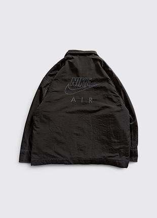 Куртка nike винтаж vintage big logo 90ти коричневая l