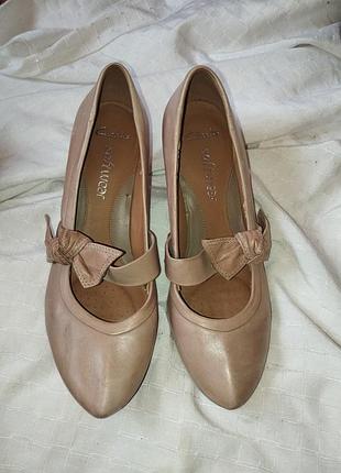 Туфли кожаные clarks 39 размер 5