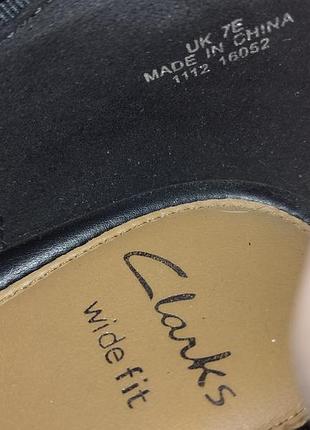 Туфли кожаные clarks 39 размер 4