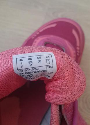 Кросівки для дівчинки clarks рожеві 4