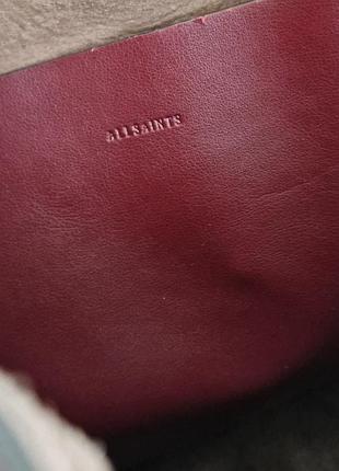 Шкіряний рюкзак allsaints оригінал 5