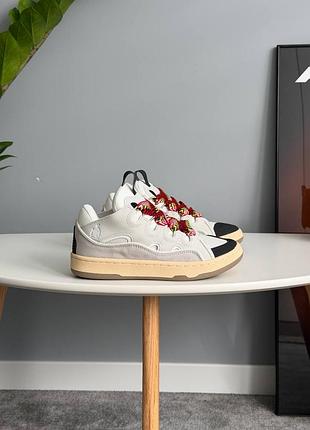 Lanvin curb sneakers white 21le110