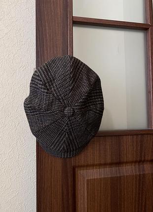 Кепка вісьмиклинка хуліганка fabric woven in england by moon thinsulate розмір l-xl