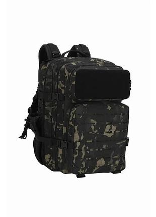 Тактический спортивный рюкзак esn x built for athletes (black camo) 45l
