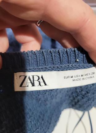 Кофтинка,светр коорткий.zara.котон 71% 4