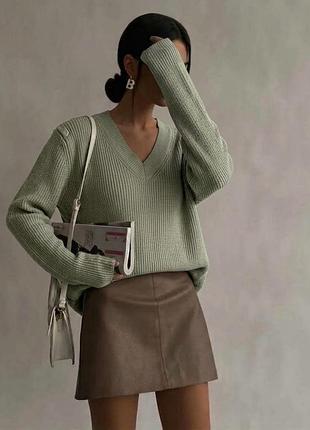 🛒 нереально стильный свитер dilvin knit оверсайз с плечиками - тренд сезона!