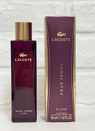 Lacoste pour femme elixir eau de parfum, 90 мл