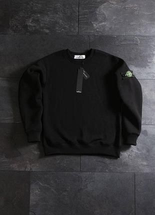 Свитшот зима stone island флис