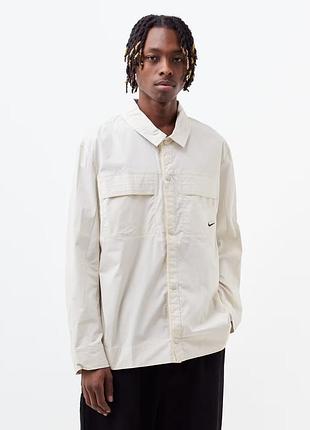 Чоловіча сорочка-куртка овершот nike sportswear style essentials woven overshirt l