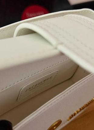 Клатч для жінок jacquemus pr1040 білий 3