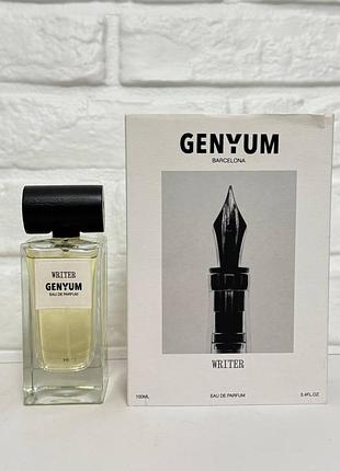 Genyum writer eau de parfum, 100 мл