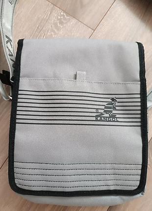 Сумка чоловіча kangol сіра месенджер 2