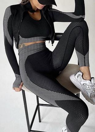 Жіночий спортивний костюм kaze sport 3 в 1