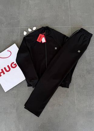 Чоловічий костюм hugo boss метал premium