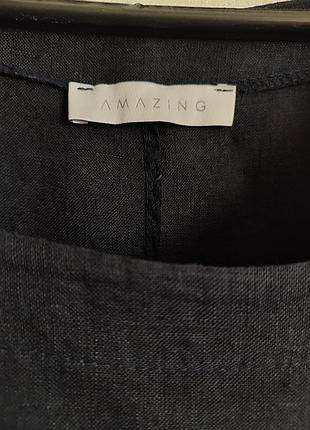 Платье льняное, стиль бохо, бренд amazing 10