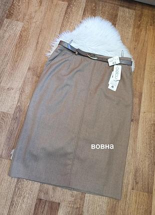 Юбка карандаш юбка шерсть xl/2xl(44)